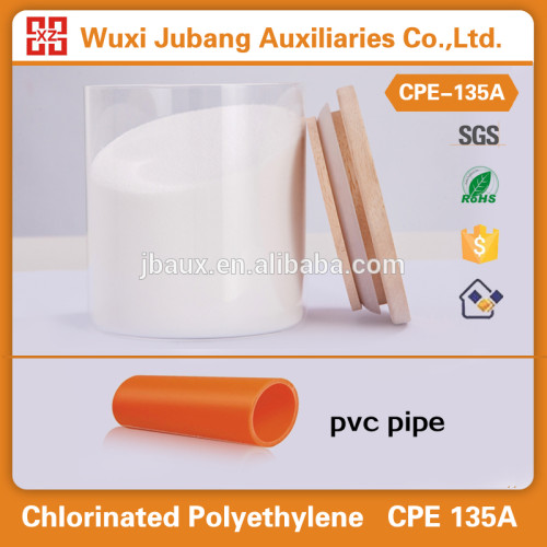 Polietileno clorado CPE 135A química agente auxiliar para o material do rolo de plástico à prova d' água