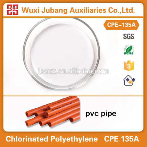 Polietileno clorado CPE 135A química agente auxiliar para o material do rolo de plástico à prova d' água