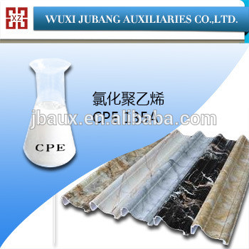 Químico auxiliar agente CPE clorada polietileno 135A para todos os produtos de PVC