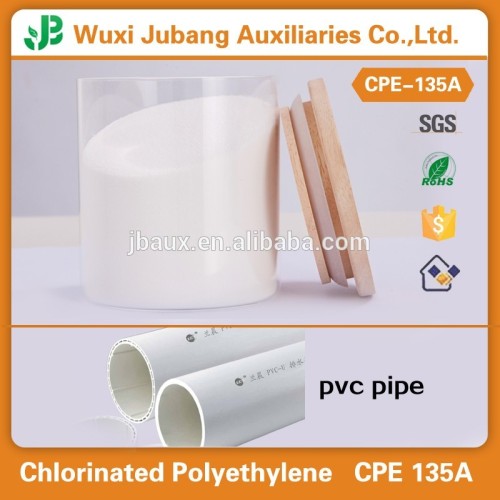 Instalación de tuberías de PVC Aditivos CPE135A polvo blanco ventas calientes de la alta calidad