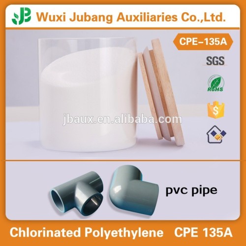 Instalación de tuberías de PVC Aditivos CPE135A polvo blanco ventas calientes de la alta calidad