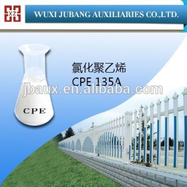 Blanc podwer CPE135A polyéthylène chloré pour pvc porte et fenêtre profils pureté 99%