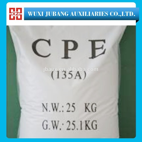 Alta resistência à tração CPE135A pureza 99% plástico aditivo clorada polietileno