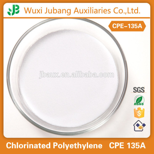 Excellente complète propriétés CPE135A podwer pureté 99% additif en plastique polyéthylène chloré