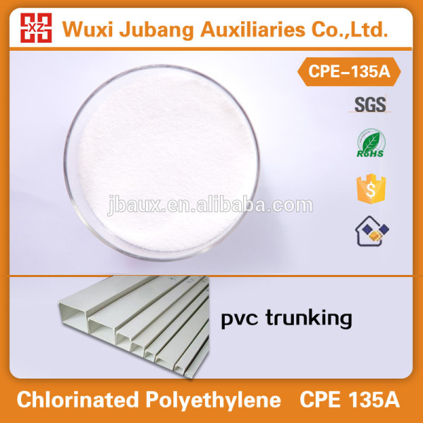 Pvc schlagzähmodifikator chloriertes polyethylen cpe135a für pvc-trunking