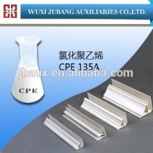 Blanc podwer CPE135A polyéthylène chloré pureté 99% pour PVC conduit de câblage grande qualité