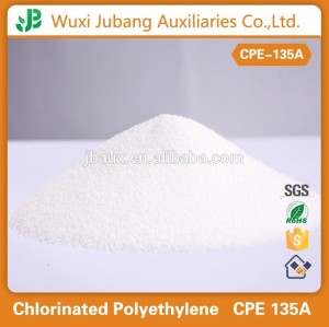 CPE135A additif Plastique polyéthylène chloré avec une bonne résistance à l'huile