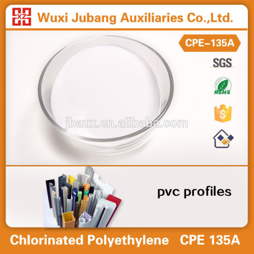 Clorada polietileno CPE-135A como perfil de pvc modificador de impacto