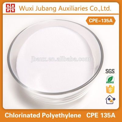 Chine fournisseur de polyéthylène chloré, Cpe 135a poudre, Chimique auxiliaires