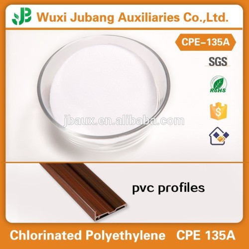 Excelente desempenho PVC impacto modificador de polietileno clorado CPE 135A