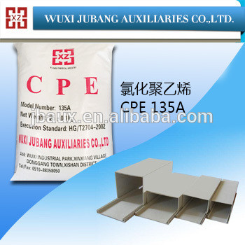 Китай производство хлорированного полиэтилена CPE 135A для линии слот