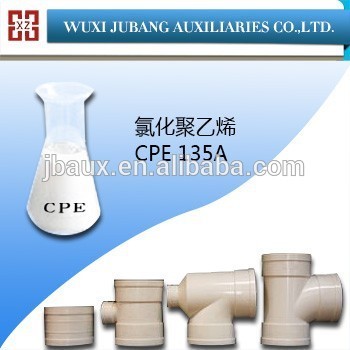 Clorada polietileno / CPE 135a tubo de pvc matéria prima