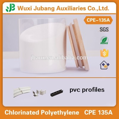 Pvc fenêtres et portes profils matières premières polyéthylène chloré CPE 135A