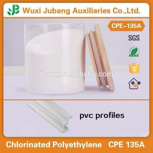 Upvc janelas e portas perfis de matéria prima CPE clorada polietileno 135A