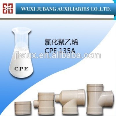 Polyéthylène chloré utiliser comme PVC impact modificateur