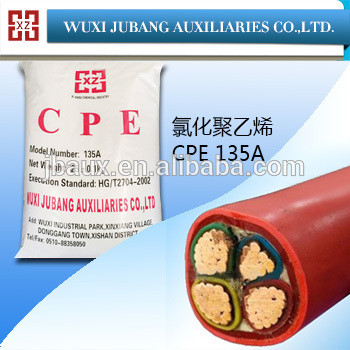 Câble et fil protecteurs additifs ---- CPE 135A polyéthylène chloré résine