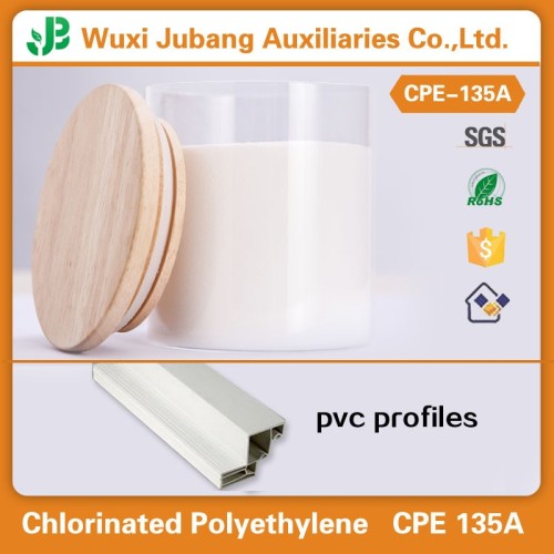 Chloriertes polyethylen weißes pulver cpe 135a für pvc-kabelkanal