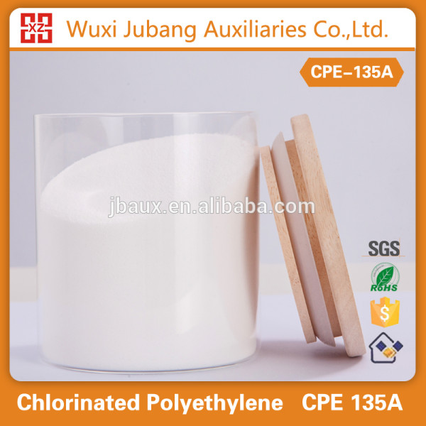 Made in china producto químico PVC impacto modificado cpe135a