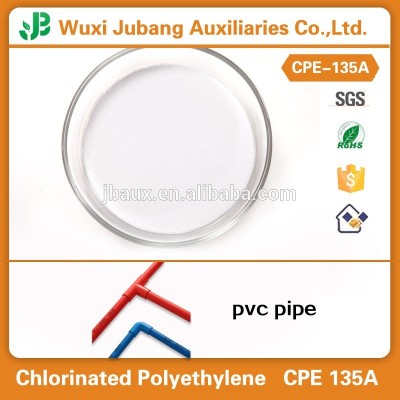 Polietileno clorado CPE 135A, química CPE para PVC fortalecer