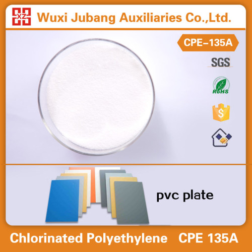 Garantie de qualité PVC agent auxiliaire polyéthylène chloré cpe 135a pour plaque de PVC