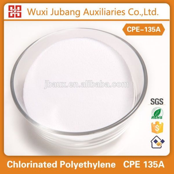 Plástico agentes auxiliares, cpe135a polietileno clorado