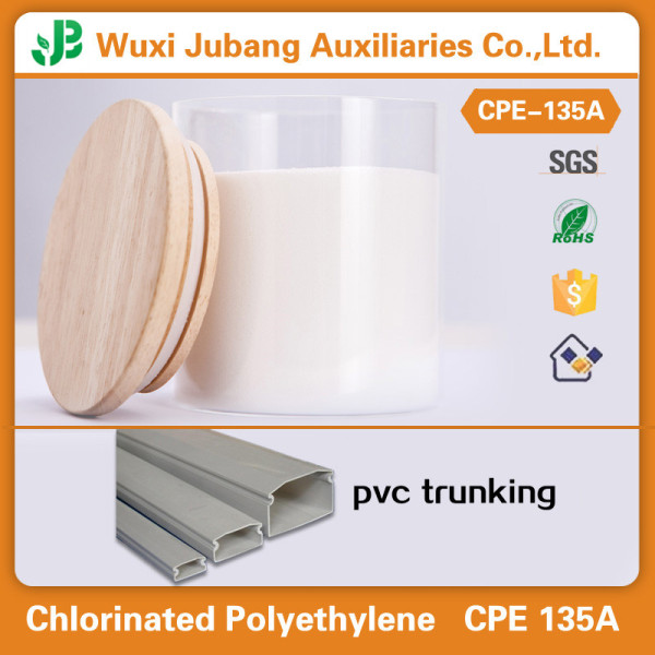 Newest Promotional Promotional chemical material CPE 135A for PVC trunking