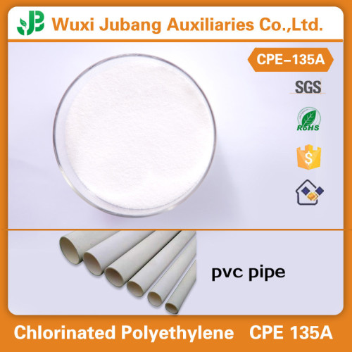 China Factory  PVC Impact Modifier CPE135A for PVC Pipe
