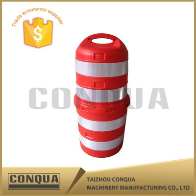 road rubber warning safety barrel