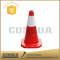 30cm Inch Black Base Wide Interlock PVC Traffic Cone With High Intensity Reflective Collars