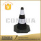 black rubber traffic cone