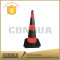 1m traffic cone with heavy duty rubber base