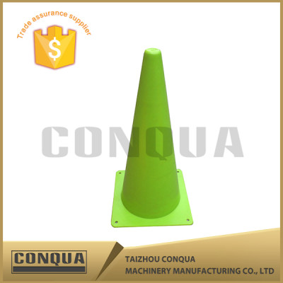 mini flexible pvc traffic cone green