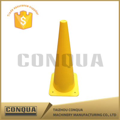 colored flat traffic cones