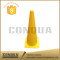 1 metre yellow and black plastic rubber traffic cones