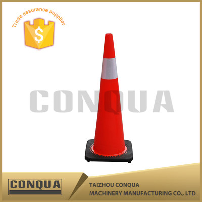 750mm cone rubber base traffic cones pole