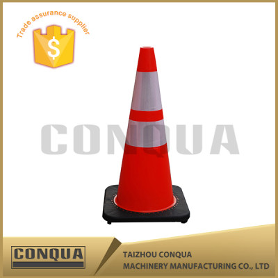 yellow rubber reflevtive tape traffic cone
