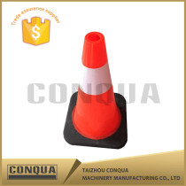 28 inch yellow and black plastic traffic cone