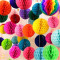 5pcs 8cm Tissue Paper Honeycomb Balls Decorations