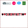 Card Party Letter Banner