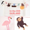Cute Animal Zoo Cartoon Character Banner