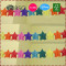 3m Rainbow Star-Shaped Party Garland