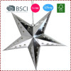 5-Point Foil Cut-out Silver Hanging Paper Star Lantern