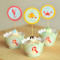 Mermaid Party Cupcake Toppers and Cupcake Wrappers Set