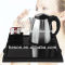 A-K03 1.2L stainless steel electric whistling kettle with tray fot hotel room service