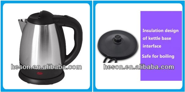 Hotel furniture electric kettle with thermometer