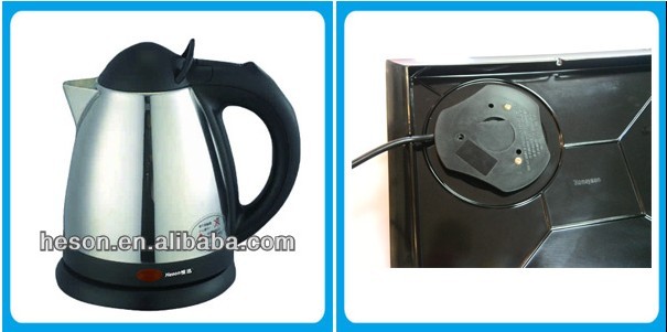 Mini 0.8L stainless steel electric kettle tea set with tray/wholesale melamine tray