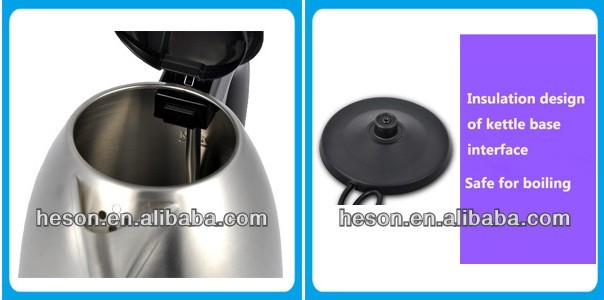 Hotel amenity small stainless steel electric kettle