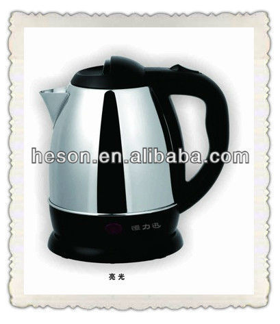 Stainless steel kettle/1.2L shinish stainless steel electricos water pots