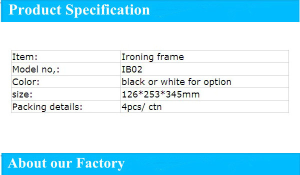/high quality acrylic photofunia frame/hotel products high quality gestroom Ironing frame