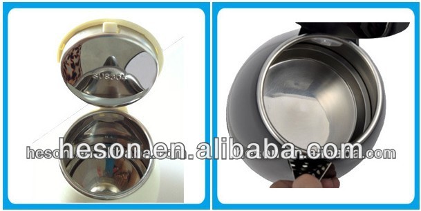 electric stainless steel kettle\electric tea water heater/electric kettle with timer